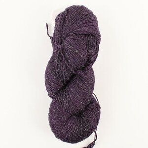 Julie Asselin Stella Yarn Merino Wool Stellina Yarn Sparkling Concord Purple